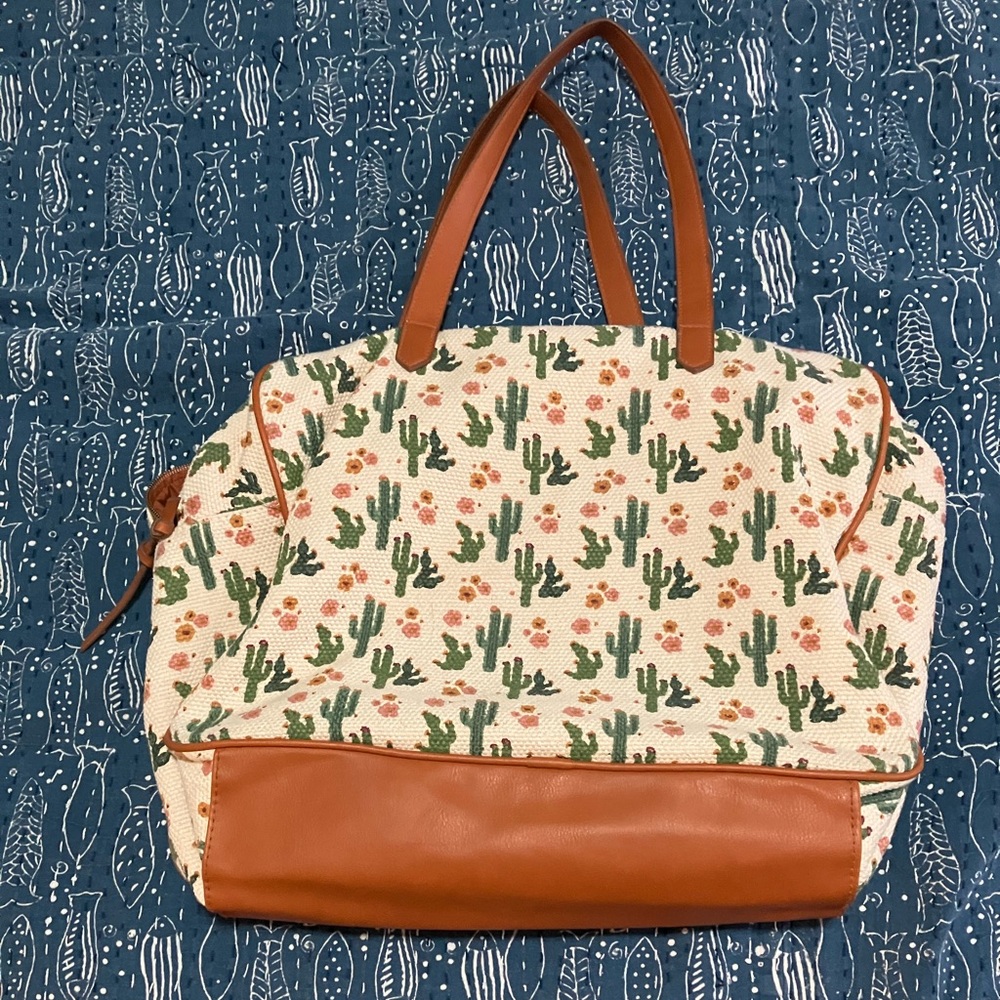 Cactus Weekender Tote Bag - Picture 2 of 12